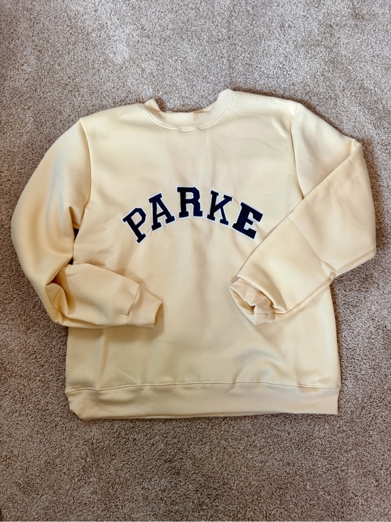 Parke Tops - Parke Cream Crewneck Sweatshirt